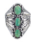 Turquoise And Silver Jewelry Ring Size 7-1/4 VX62401